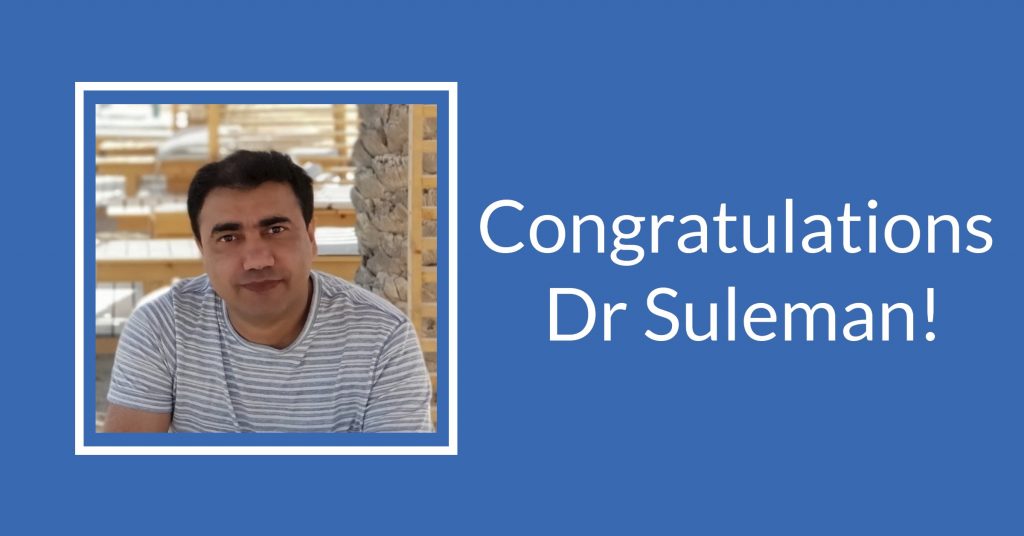 Dr Suleman Winner